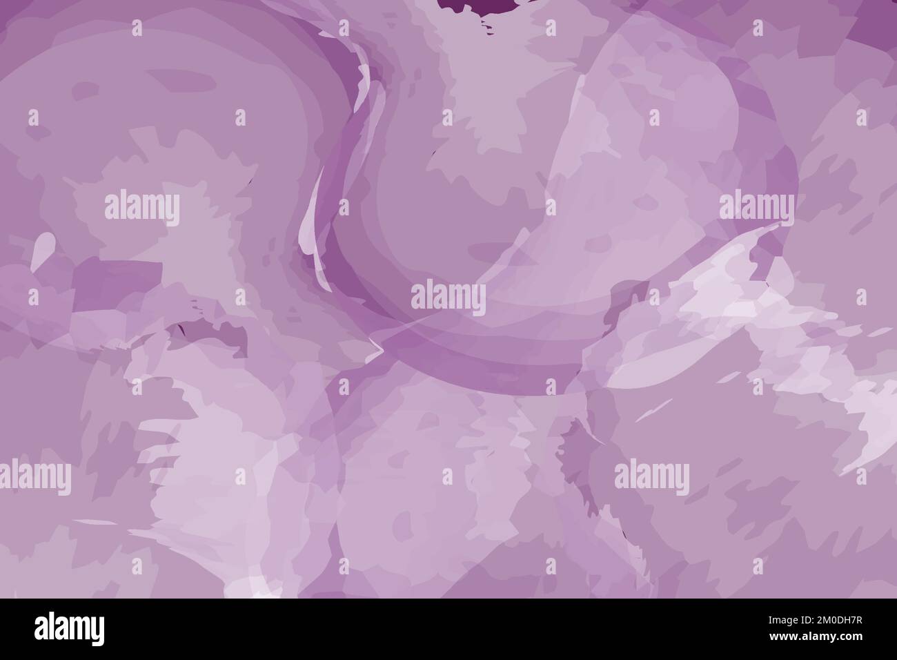 Abstrakter lilafarbener, wässriger Hintergrund, Papierstruktur, abstrakter Hintergrund, Naturstein, wässrige Wolke. Stock Vektor