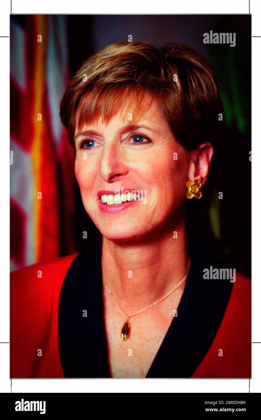 Verwaltungsrätin Christine Todd Whitman, Porträts, Umweltschutzbehörde Stockfoto