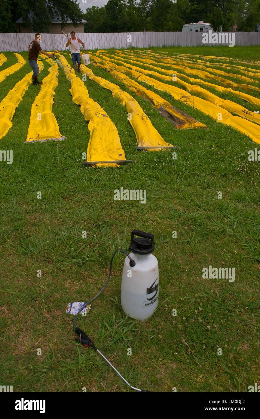 Büro der Verwaltungsrätin (Lisa P. Jackson) - Cocodrie, Louisiana und Oil Disaster Meeting in Dulac, Louisiana (BP-Ölpest) - USEPA-Foto von Eric Vance, Environmental Protection Agency Stockfoto