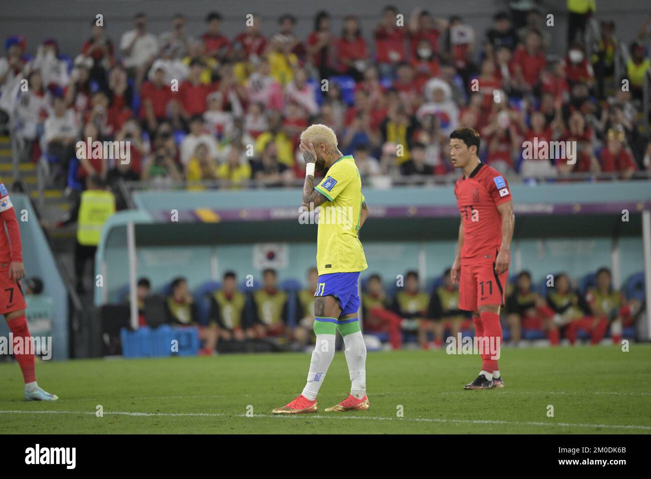 Brasilien gegen Korea Republic, FIFA-Weltmeisterschaft 2022, Runde 16, Fußball, Stadium 974, Doha, Katar - 05. Dezember 2022 Stockfoto