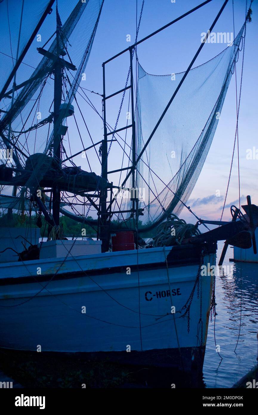 Büro der Verwaltungsrätin (Lisa P. Jackson) - Cocodrie, Louisiana und Wasserprobenahme (BP Oil Spill) - USEPA-Foto von Eric Vance, Environmental Protection Agency Stockfoto