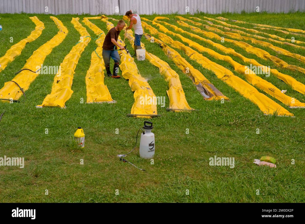 Büro der Verwaltungsrätin (Lisa P. Jackson) - Cocodrie, Louisiana und Oil Disaster Meeting in Dulac, Louisiana (BP-Ölpest) - USEPA-Foto von Eric Vance, Environmental Protection Agency Stockfoto