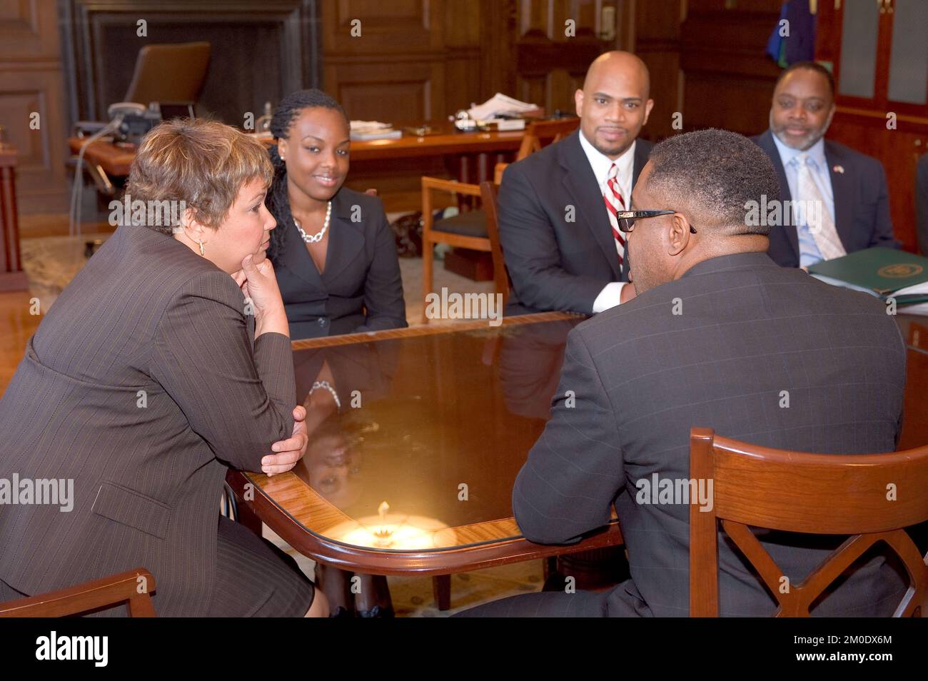 Büro der Verwaltungsrätin (Lisa P. Jackson) - North Carolina Central University, Vermont Law Schools , Environmental Protection Agency Stockfoto