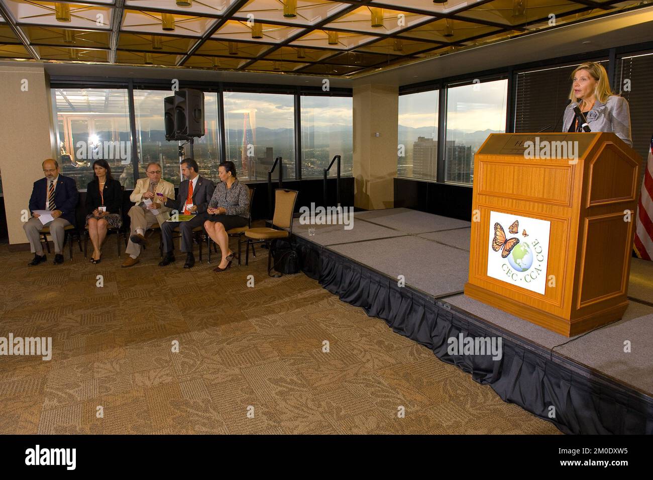 Büro für innere Angelegenheiten - Kommission für Zusammenarbeit im Umweltbereich (CEC), sechzehnte ordentliche Tagung des CEC-Rates, Sitzungen des Gemeinsamen Beratenden Ausschusses für öffentliche Angelegenheiten, Umweltschutzagentur Stockfoto