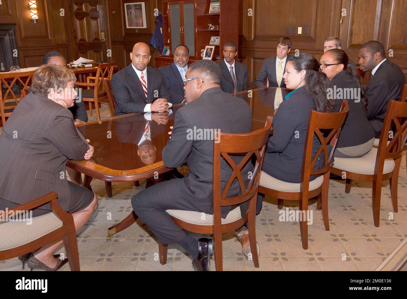 Büro der Verwaltungsrätin (Lisa P. Jackson) - North Carolina Central University, Vermont Law Schools , Environmental Protection Agency Stockfoto