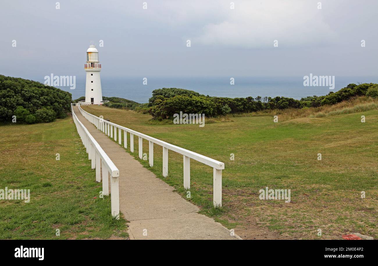 Der Weg zum Leuchtturm von Cape Otway, Australien Stockfoto