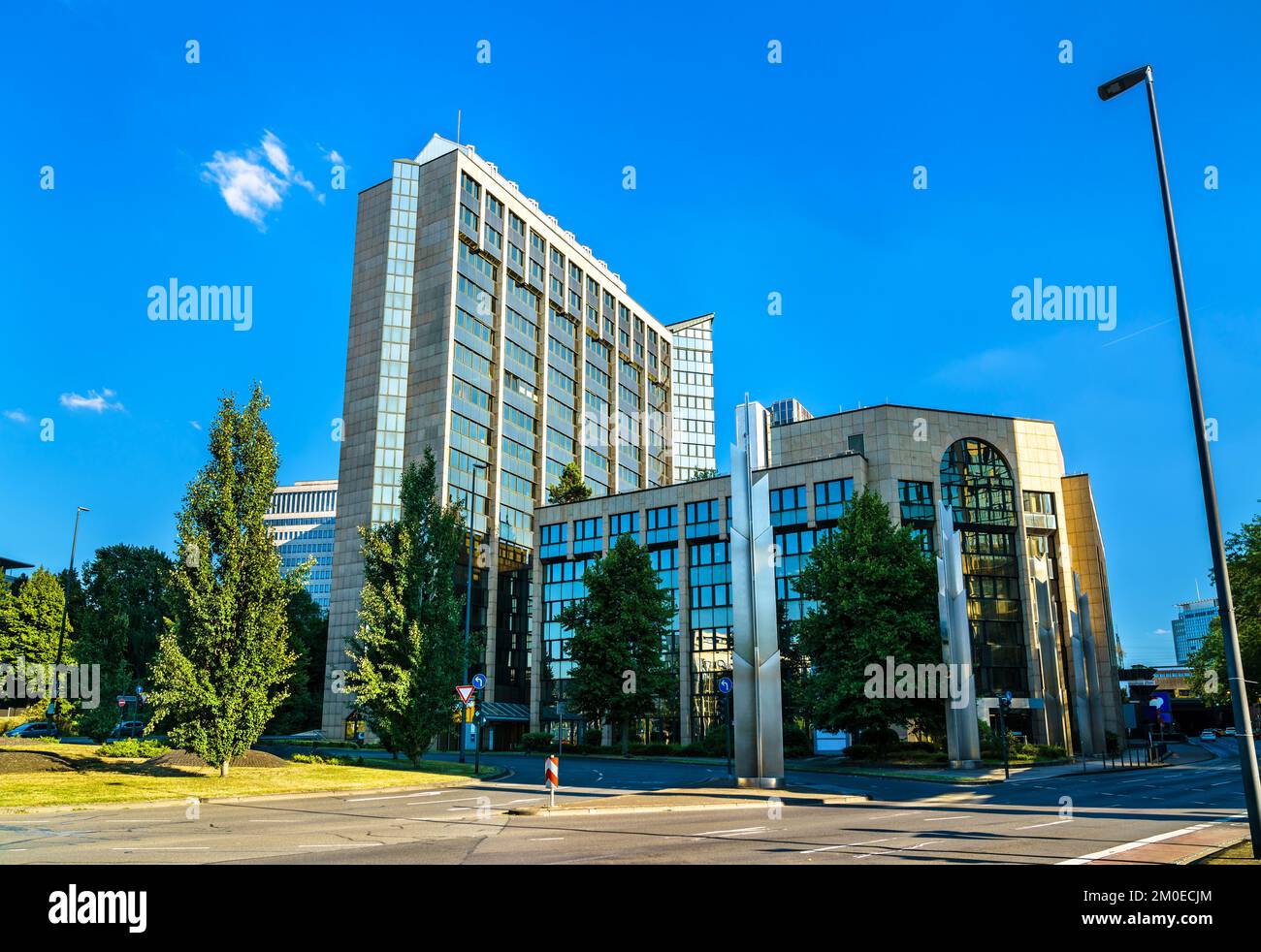 Essener Architektur in Nordrhein-Westfalen Stockfoto