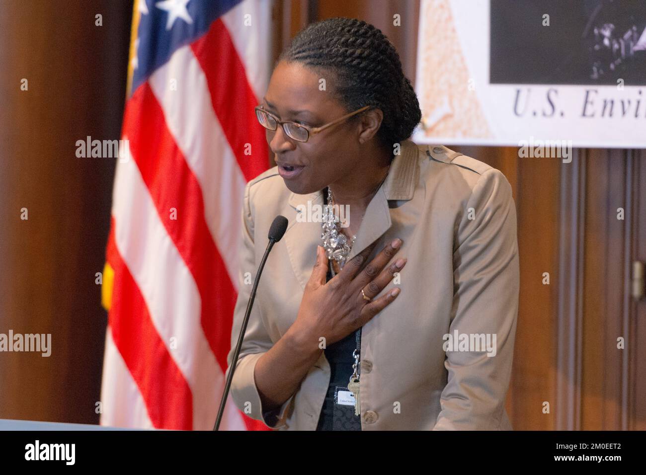 Büro für Bürgerrechte - 50.. Jahrestag des Bürgerrechtsgesetzes von 1964 Celebration , Umweltschutzbehörde Stockfoto