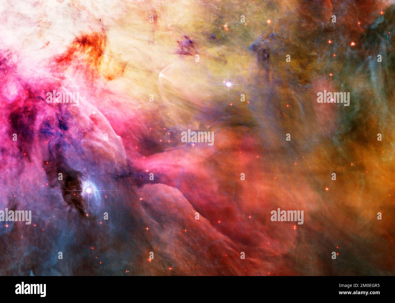 Orion-Nebel (M42) Stockfoto