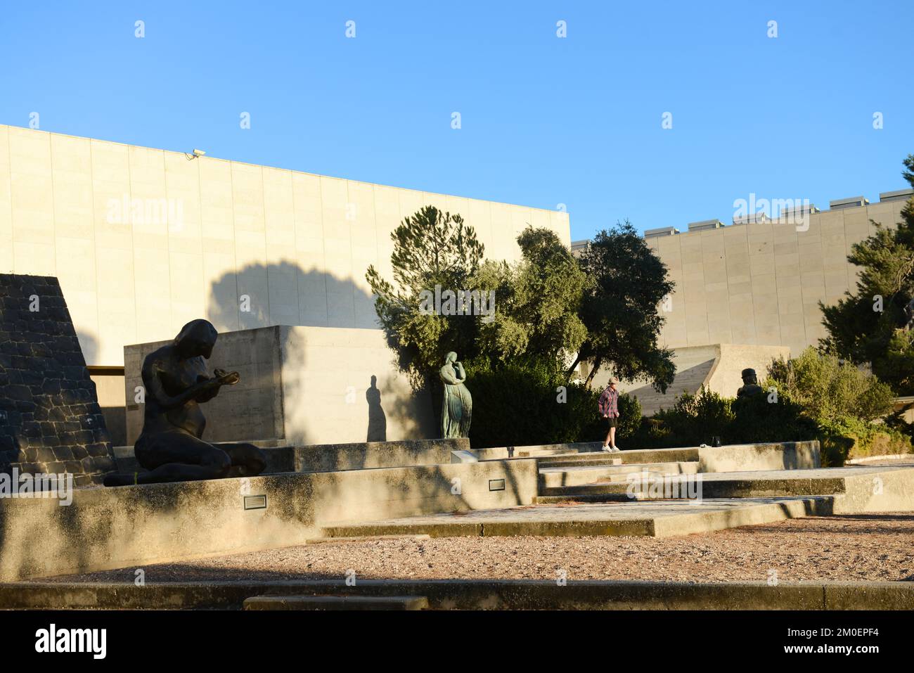 Der Billy Rose Kunstgarten im Israel Museum in Givat RAM, Jerusalem, Israel. Stockfoto