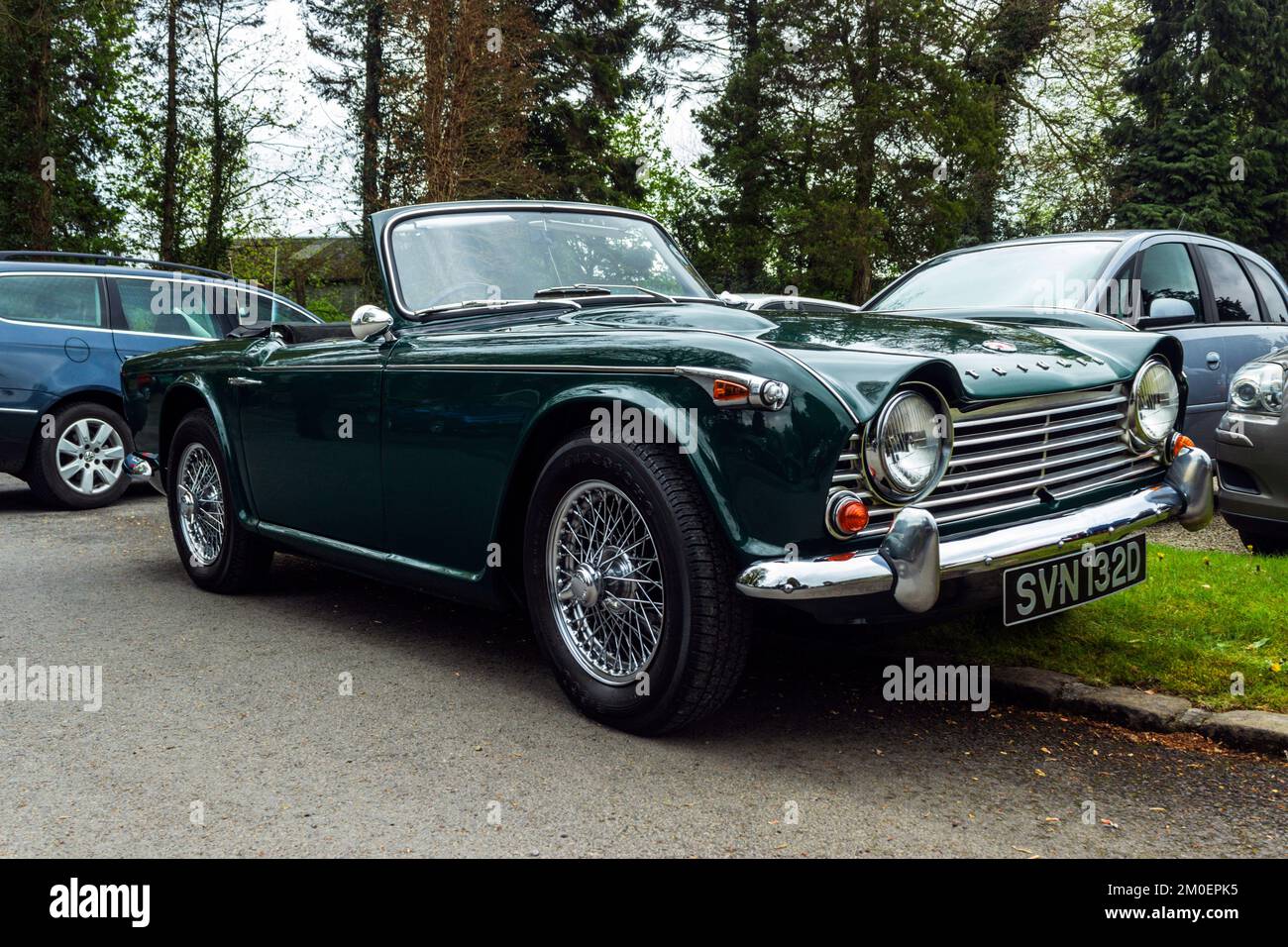 Triumph TR4A. St. George's Day Rally 2014. Stockfoto