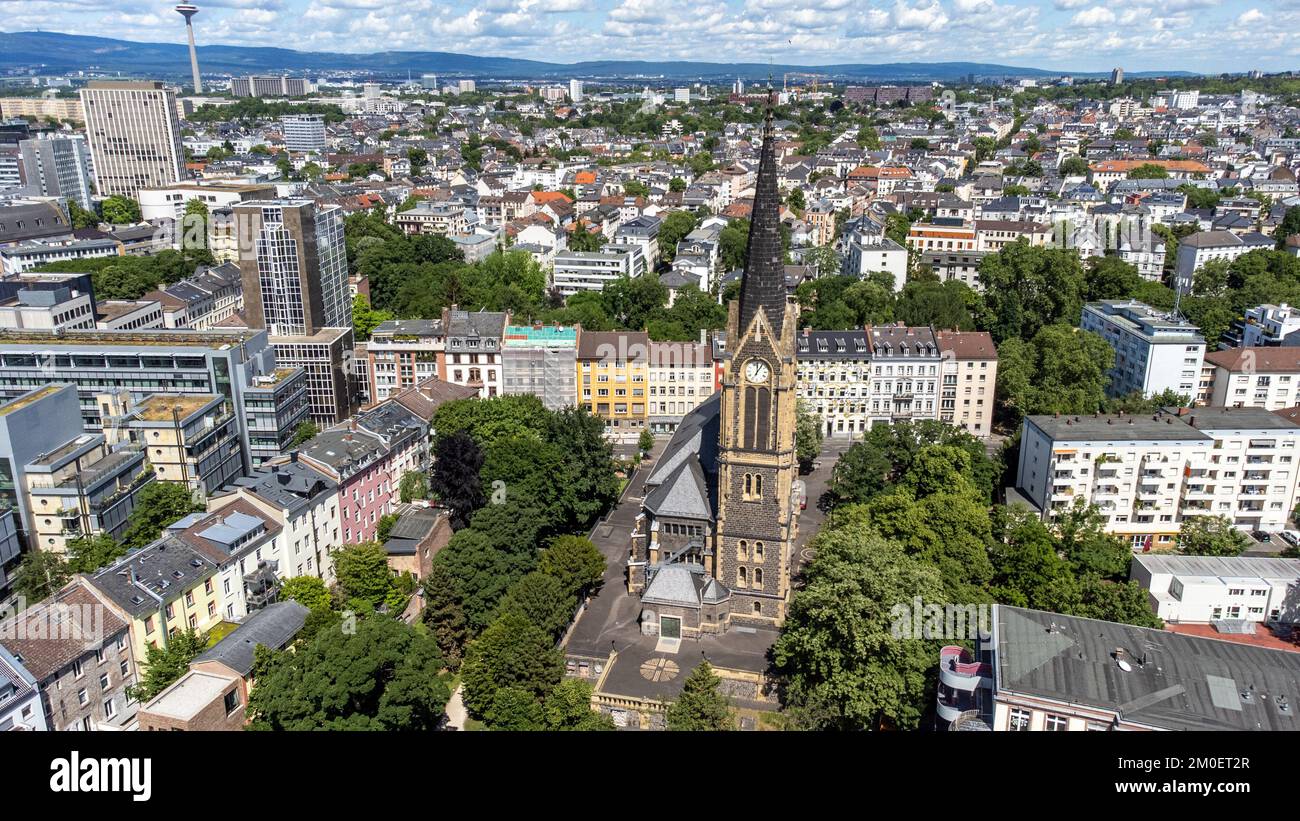 Peterskirche oder Sankt Peter, Frankfurt, Deutschland Stockfoto