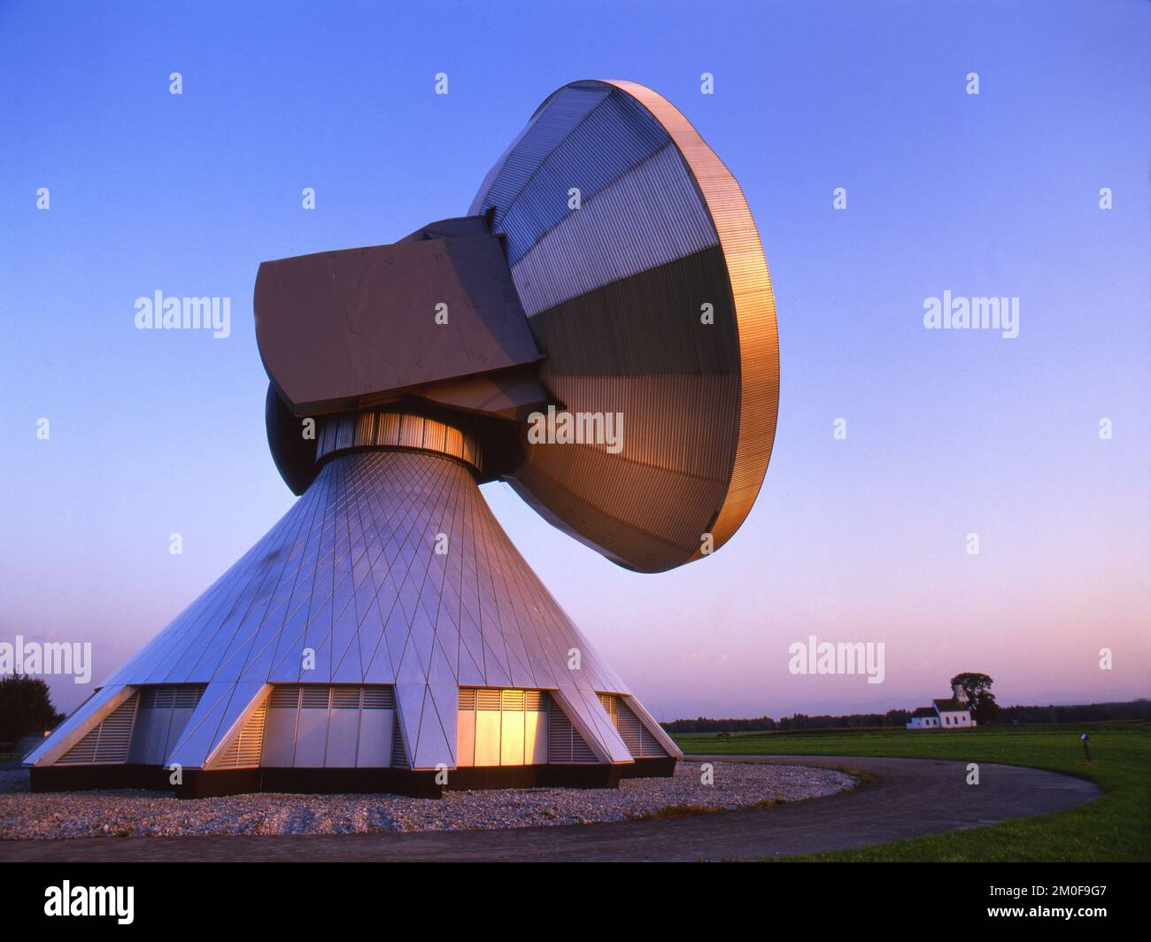 Raisting Earth Station, Deutschland, Bayern Stockfoto