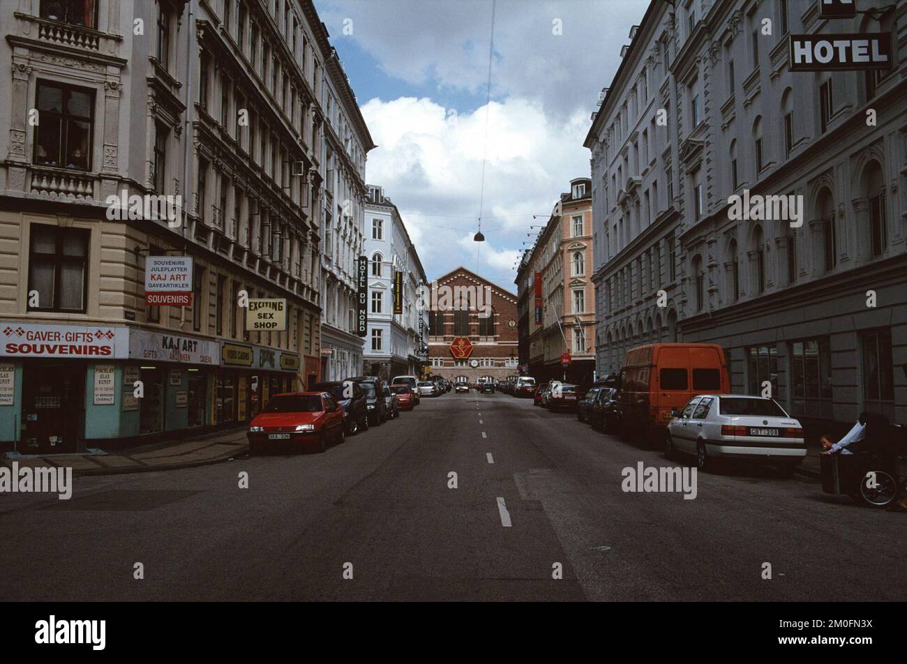 Die berühmte Istedgade in Kopenhagen. Stockfoto