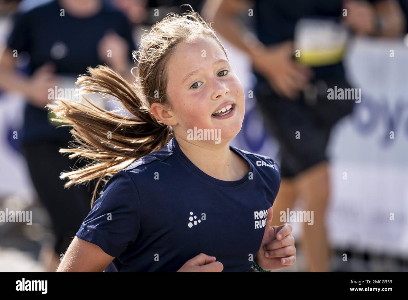 Prinzessin Josephine führt das 1-Meilen-Rennen während des Royal Run in Kopenhagen durch. Sonntag, 12. September 2021. (Foto: Mads Claus Rasmussen/Ritzau Scanpix) Stockfoto