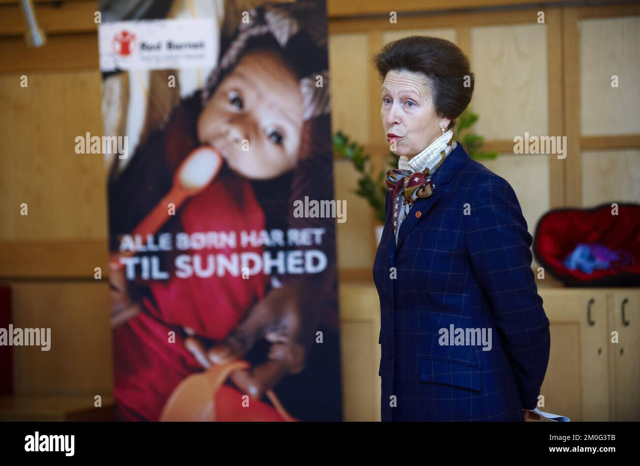 Prinzessin Anne startet die internationale Kampagne „Save the Children“. Ziel der Kampagne ist es, die Aufmerksamkeit auf die Sterblichkeit von Kindern unter 5 Jahren zu lenken. Stockfoto