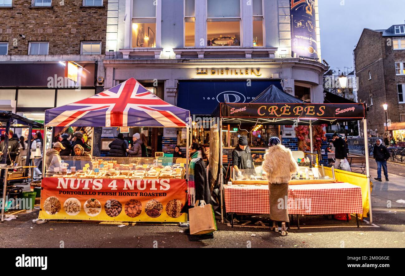 Portobello Road Market London UK Stockfoto