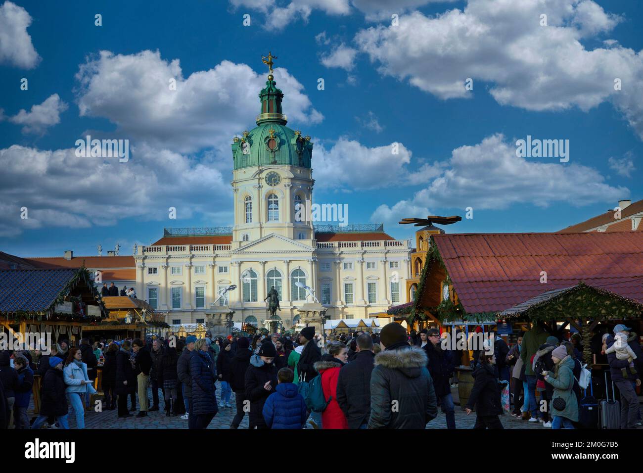 Markt, Schloss Charlottenburg, Berlin, Deutschland Stockfoto