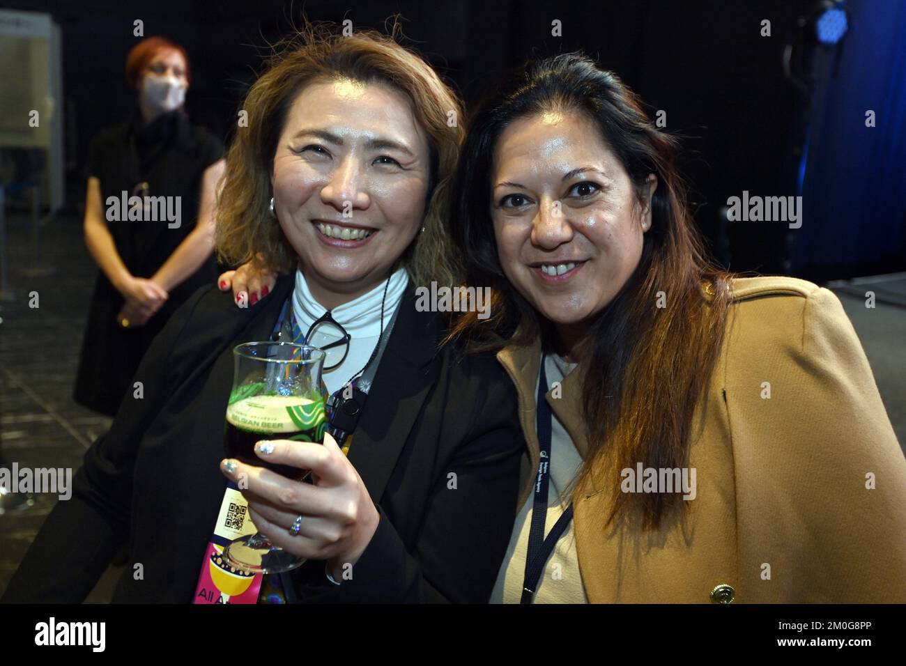 Tokio, Japan, 06/12/2022, Rosendonck während der Eröffnung des belgischen Bierwochenendes 2022, in Tokio während der belgischen Wirtschaftsmission in Japan, Dienstag, 06. Dezember 2022. Eine Delegation der Prinzessin und verschiedener Minister wird Tokio, Nagoya, Osaka und Kyoto besuchen. BELGA FOTO ERIC LALMAND Stockfoto