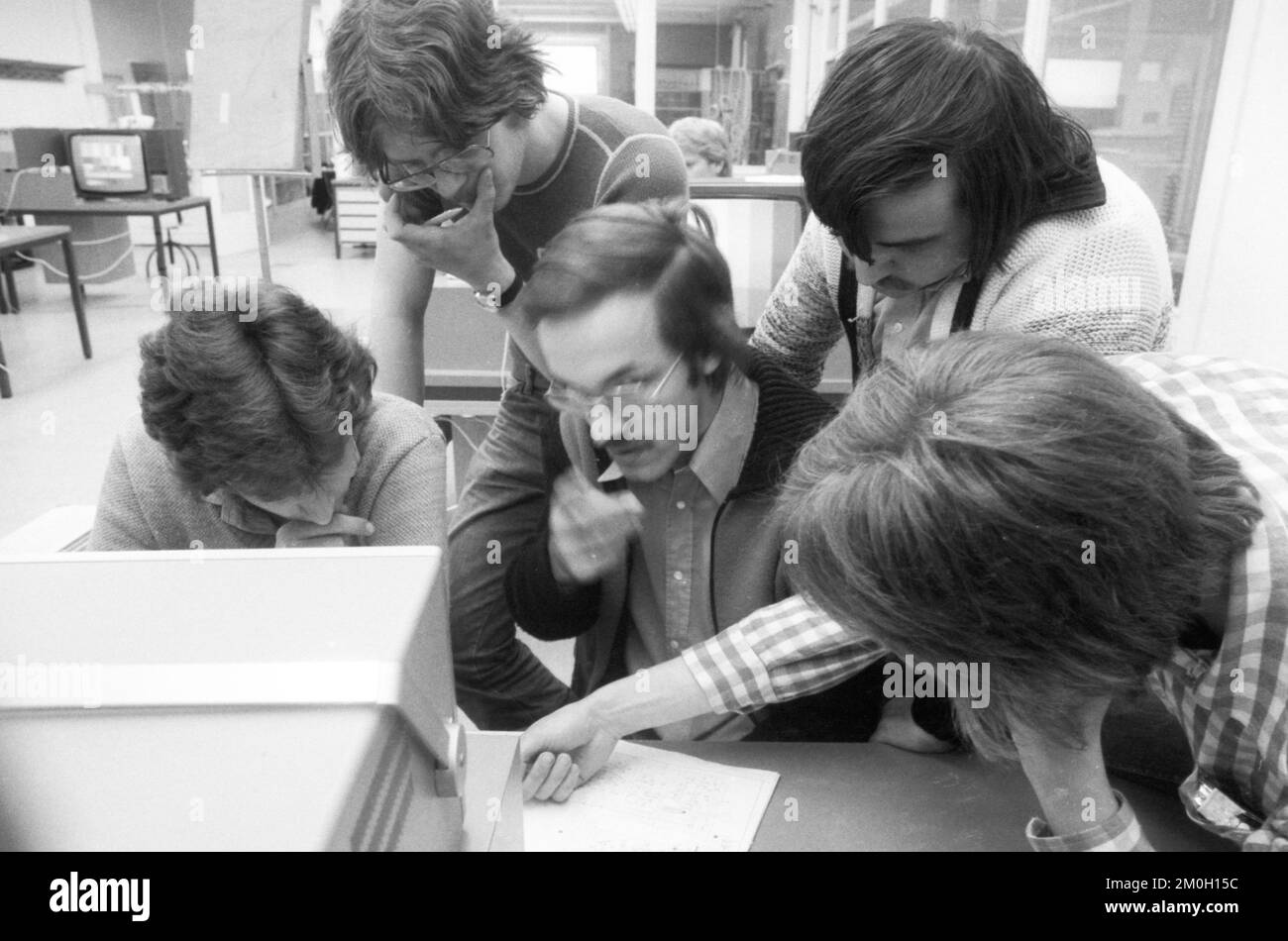 Die Ausbildung von Auszubildenden (Azubis) im Berufsbildungszentrum (BBZ) in Arnsberg am 19.06.1979 Stockfoto
