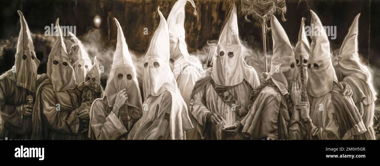 AUSSTELLUNG DER SCHWARZEN INDIANER IM QUAI BRANLY MUSEUM Stockfoto