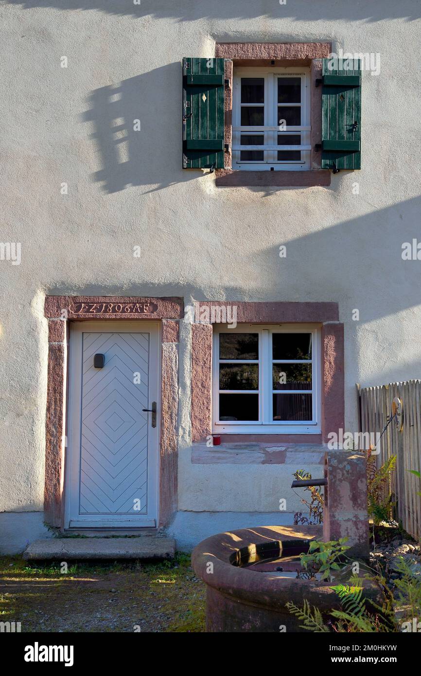 Frankreich, Vogesen, Le Valtin, Dorf im oberen Tal der Meurthe, B&B Les Fromag?res in einem traditionellen Haus Stockfoto