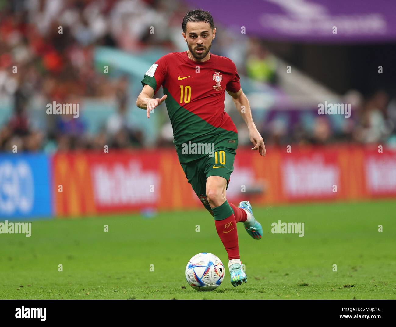 Doha, Katar, 6.. Dezember 2022. Bernardo Silva aus Portugal beim FIFA