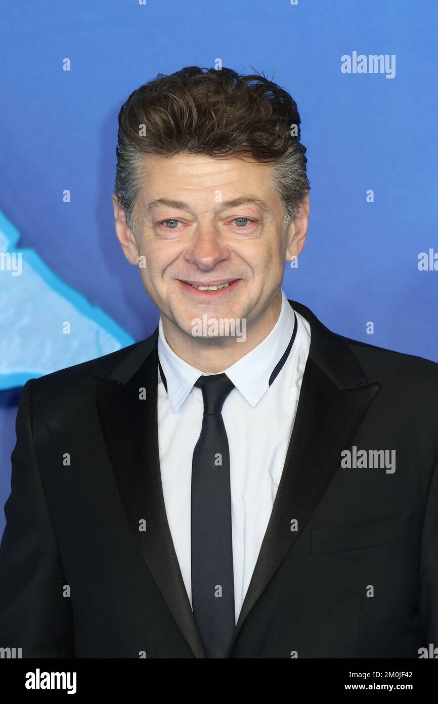 Andy Serkis, Avatar: The Way of Water - World Premiere, Leicester Square, London, Vereinigtes Königreich, 06. Dezember 2022, Foto: Richard Goldschmidt Stockfoto