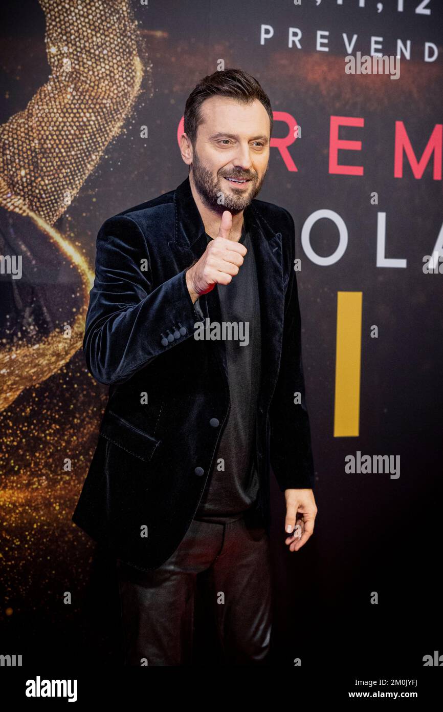 Italien 6. Dezember 2022 Cesare Cremonini im Kino Odeon für Imola Live 2022 in Mailand © Andrea Ripamonti / Alamy Stockfoto