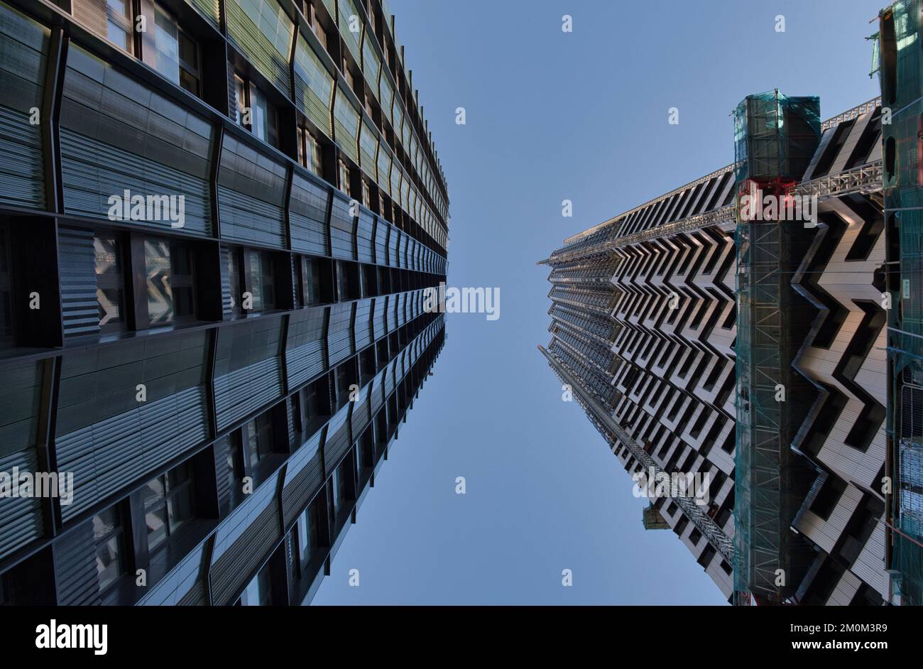 Regenerierung von Central Croydon im Dezember Stockfoto