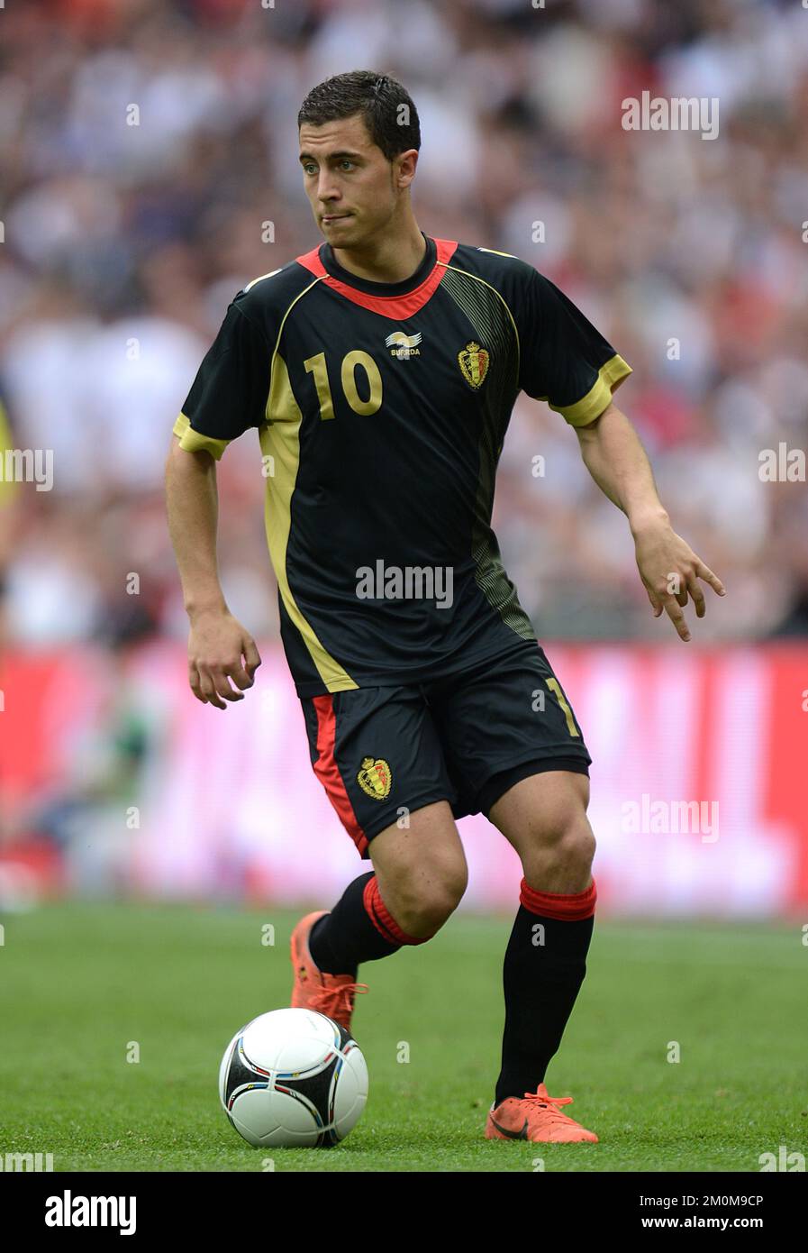 Aktenfoto von 02-06-2012 von Eden Hazard, der nach dem Ausscheiden Belgiens aus der Weltmeisterschaft in Katar seinen internationalen Ruhestand angekündigt hat. Ausgabedatum: Mittwoch, 7. Dezember 2022. Stockfoto