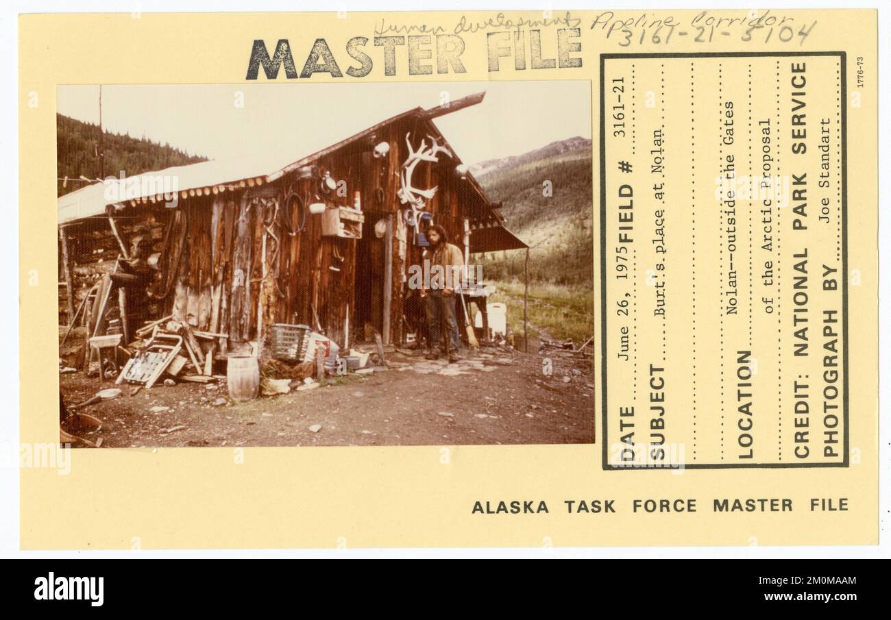 Burts Wohnung in Nolan. Alaska Task Force Fotos Stockfoto