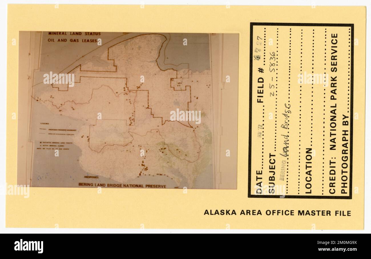 Bering-Landbrücke. Alaska Task Force Fotos Stockfoto