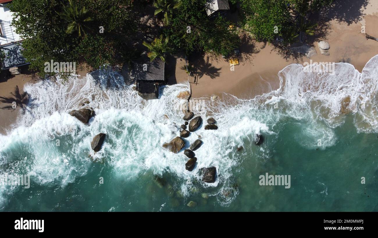 KohTao Beach topdown.JPG Stockfoto