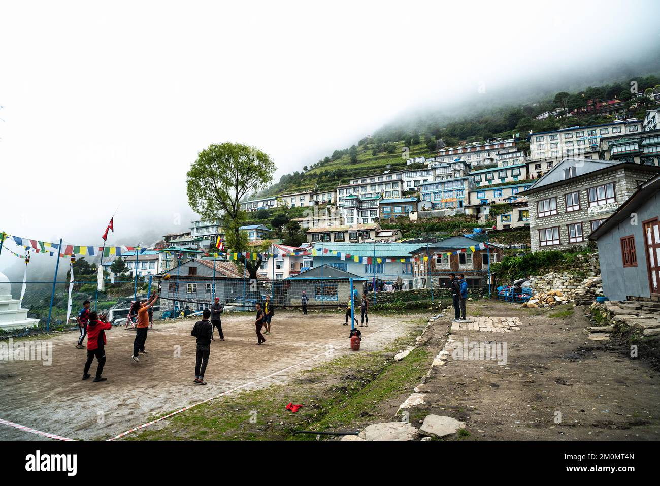 Namche Bazar, Nepal Stockfoto