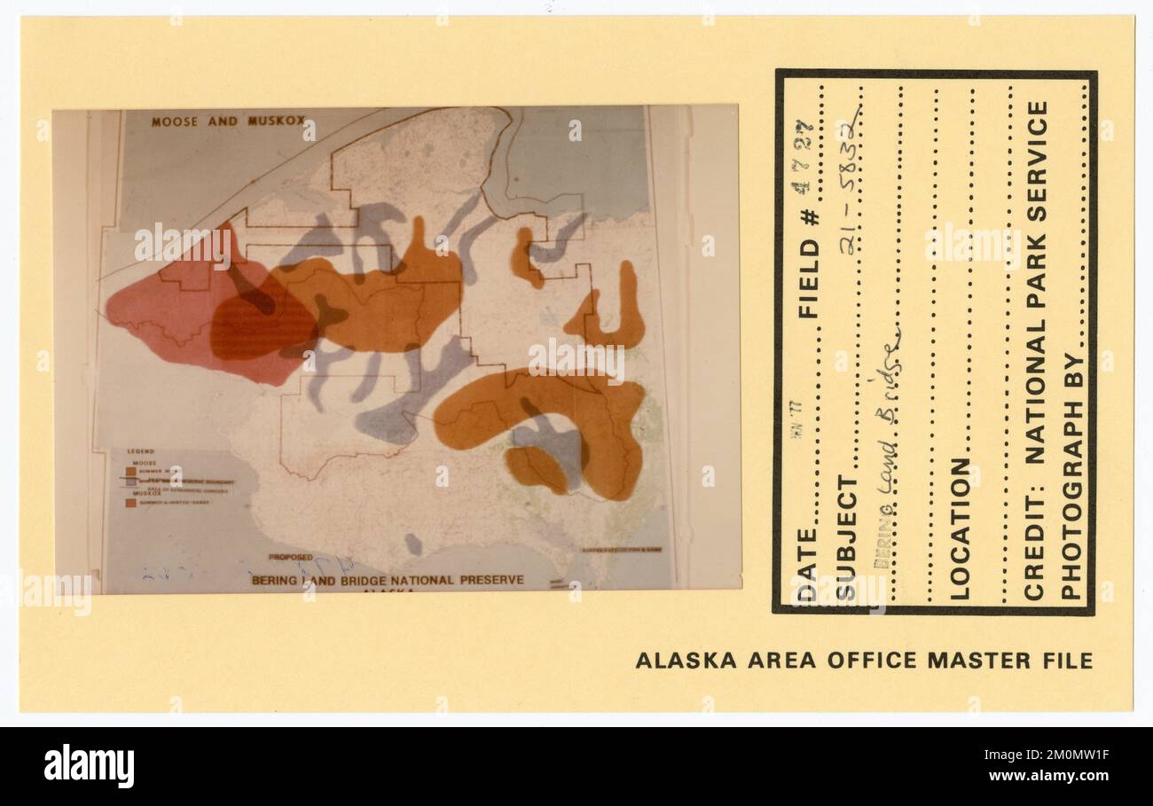 Bering-Landbrücke. Alaska Task Force Fotos Stockfoto