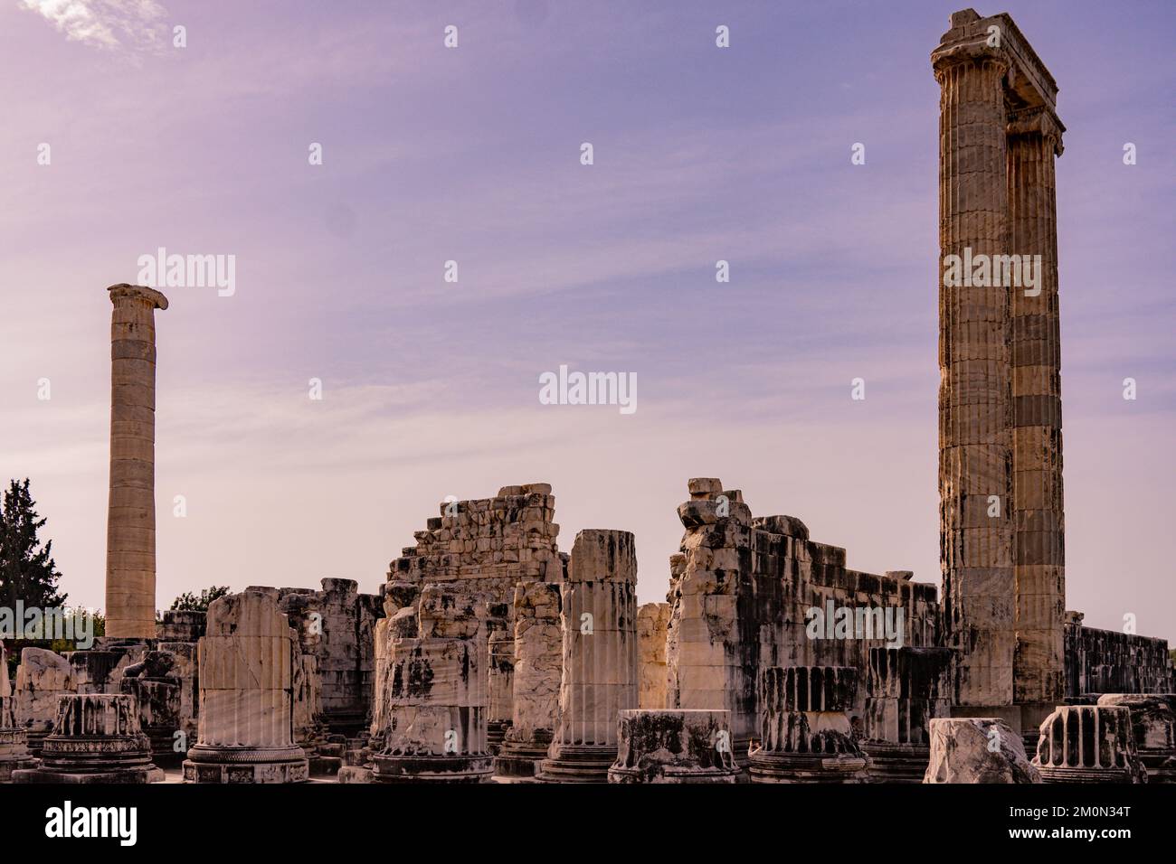 Ruinen und Tempel des Apollo in Didyam, Türkei Stockfoto