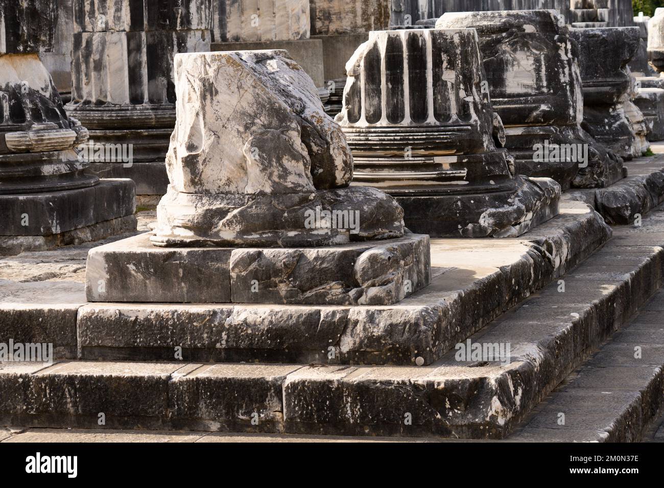 Ruinen und Tempel des Apollo in Didyam, Türkei Stockfoto