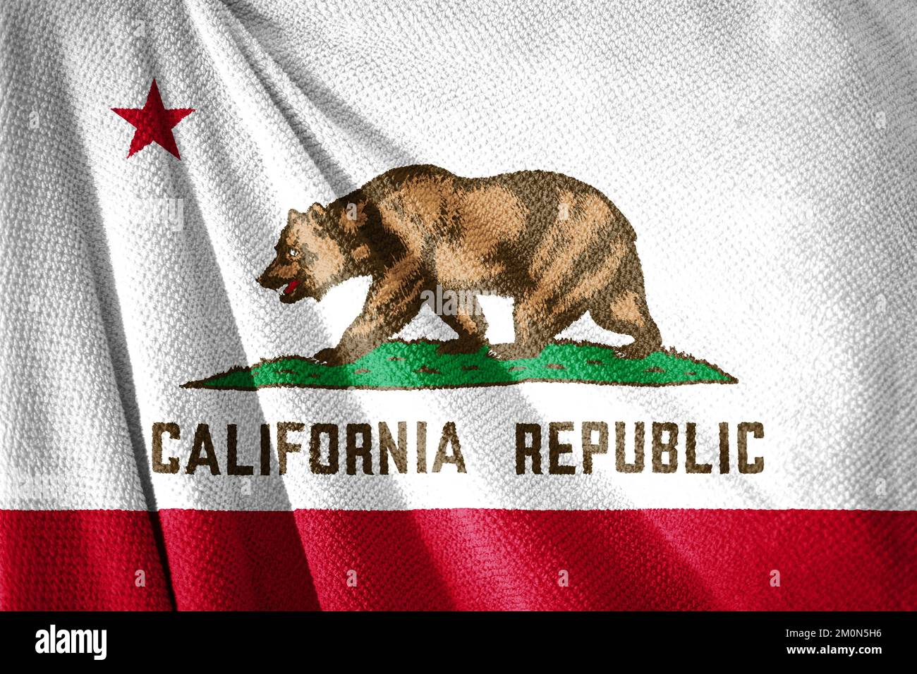 Bandiera Comunista Bandiera Della California 3x5 Piedi, Con L'orso
