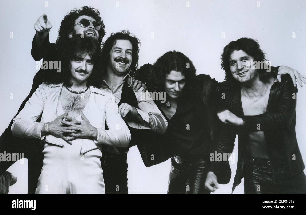 Blue Oyster Cult - Öffentlichkeitsfoto - 1977 Stockfoto