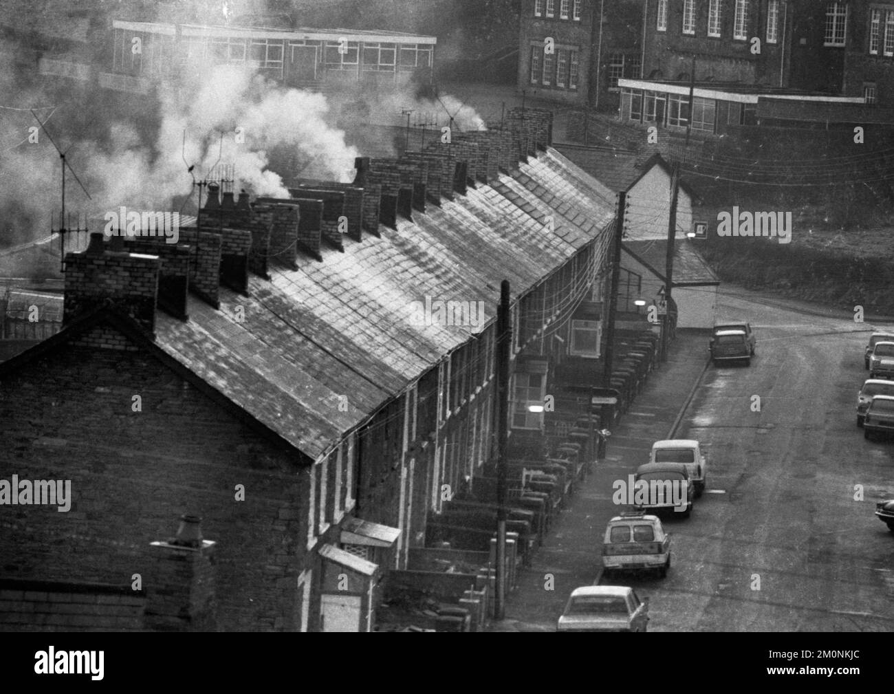 The Strike Action of the Miners' Strike and their Everyday Life vom 11-15. Februar 1974 in Coventry, South Wales und Deal, GBR, Großbritannien Stockfoto