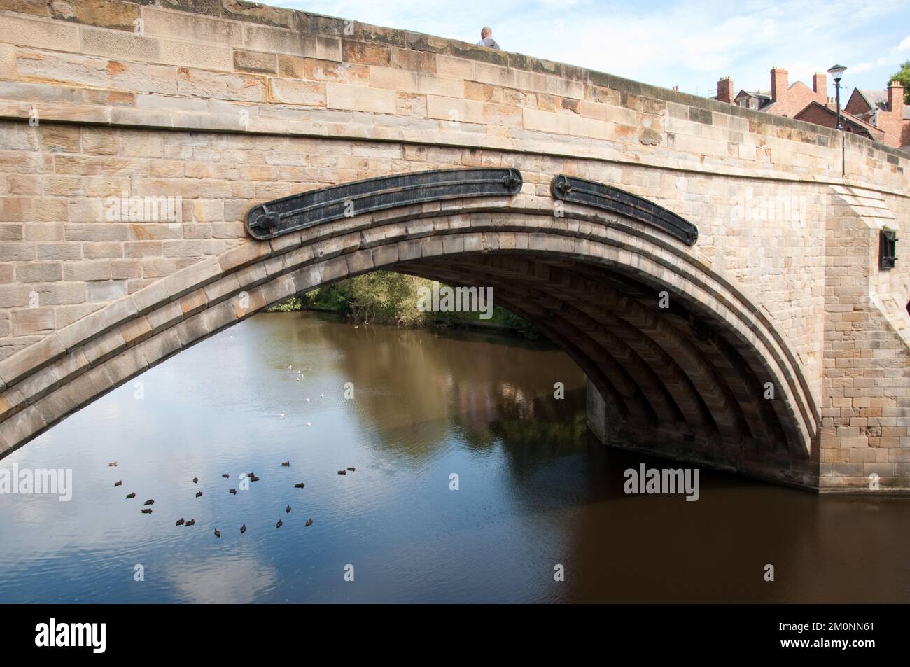 Framwellgate Bridge, Durham, Co Durham, Tyne and Wear, Großbritannien Stockfoto