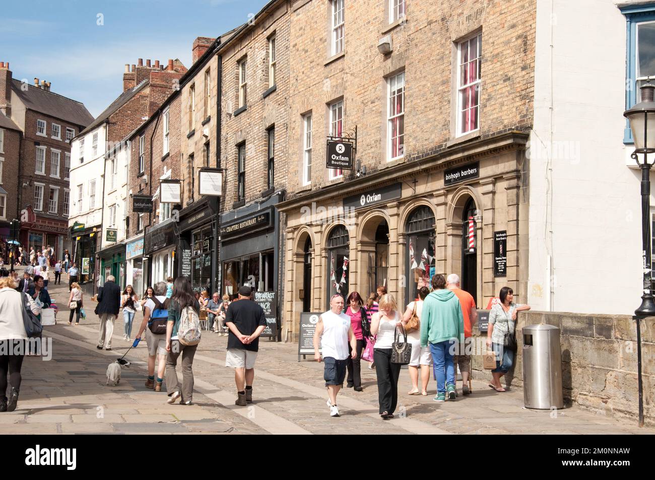 Einkaufsviertel, Durham. Co Durham, Tyne und Wear, Großbritannien Stockfoto