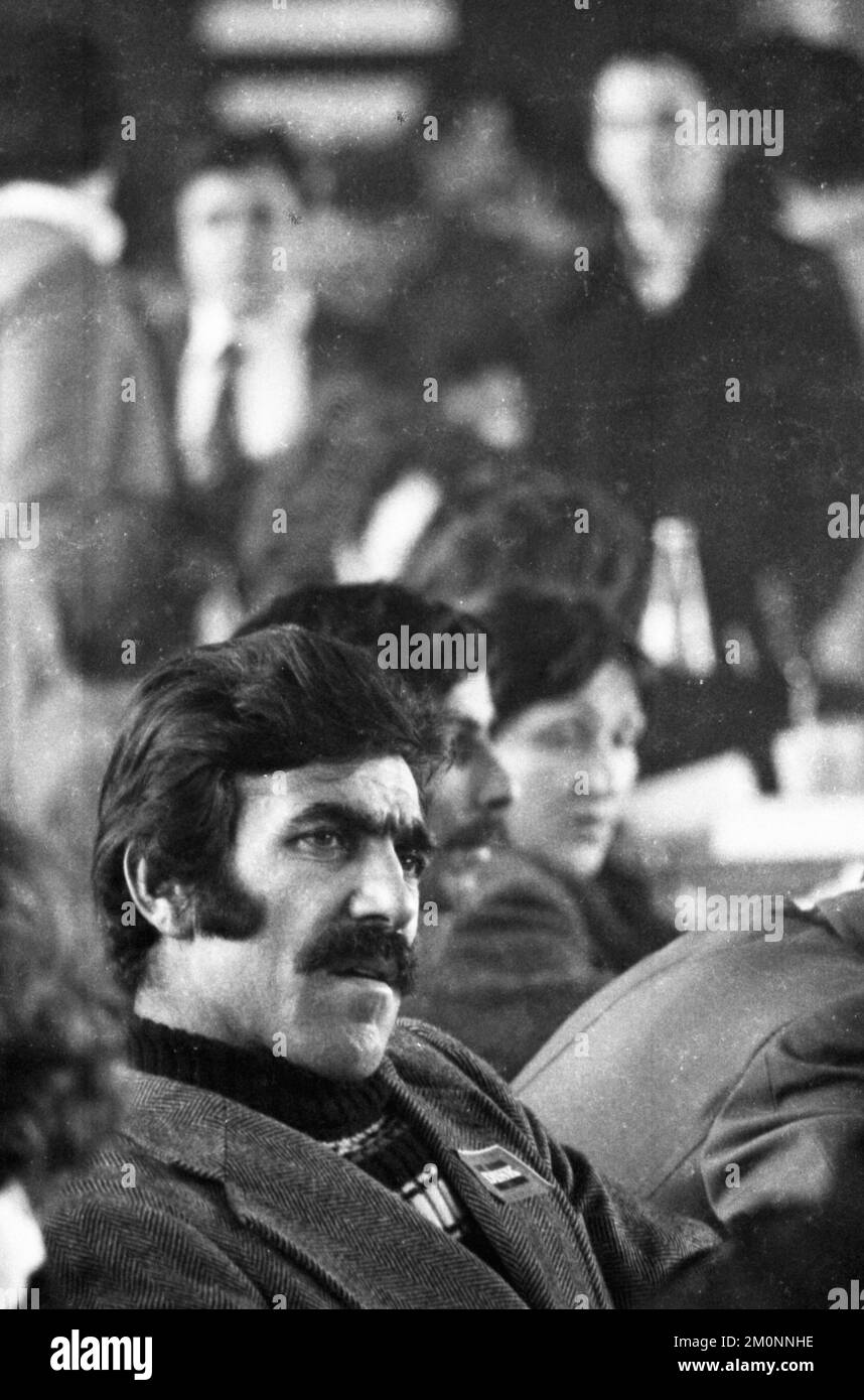 Die FIDEF, eine türkische Arbeitnehmerorganisation in Deutschland, anlässlich eines Kongresses in Düsseldorf am 27. Februar 1977 in Europa Stockfoto