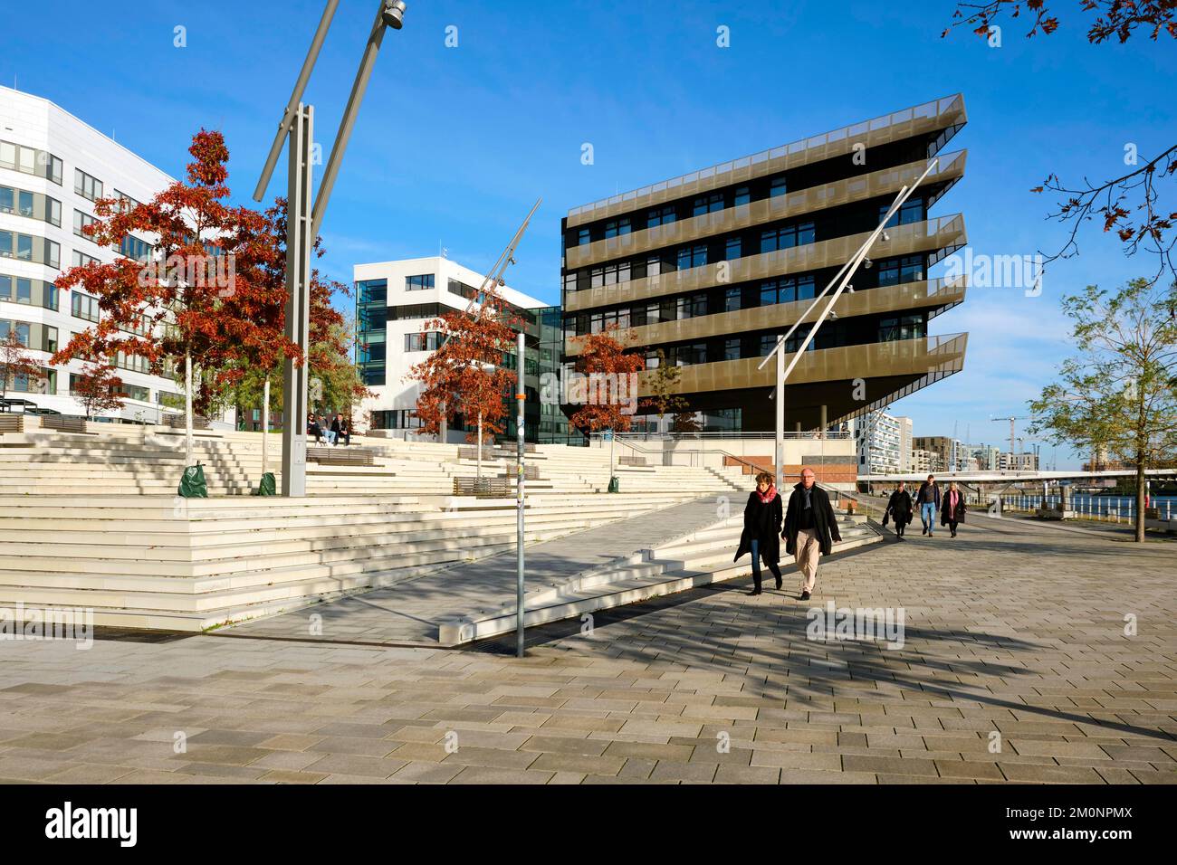 Moderne Architektur, HafenCity, Hamburg, Bundesland Hamburg, Deutschland, Europa Stockfoto