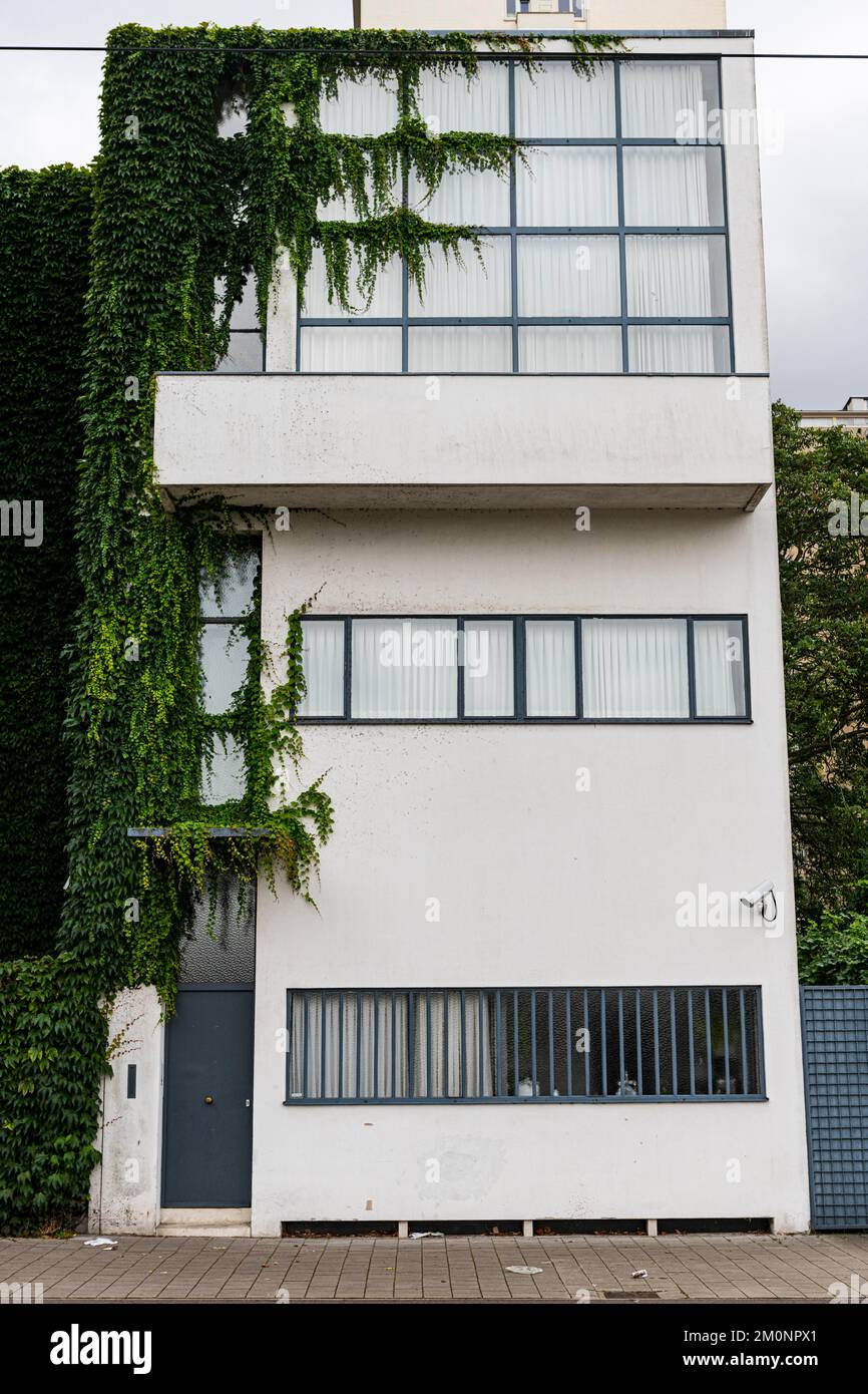 Werk von Le Corbusier, UNESCO-Weltkulturerbe Maison Guiette, auch bekannt als Les Peupliers, Antwerpen, Belgien, Europa Stockfoto