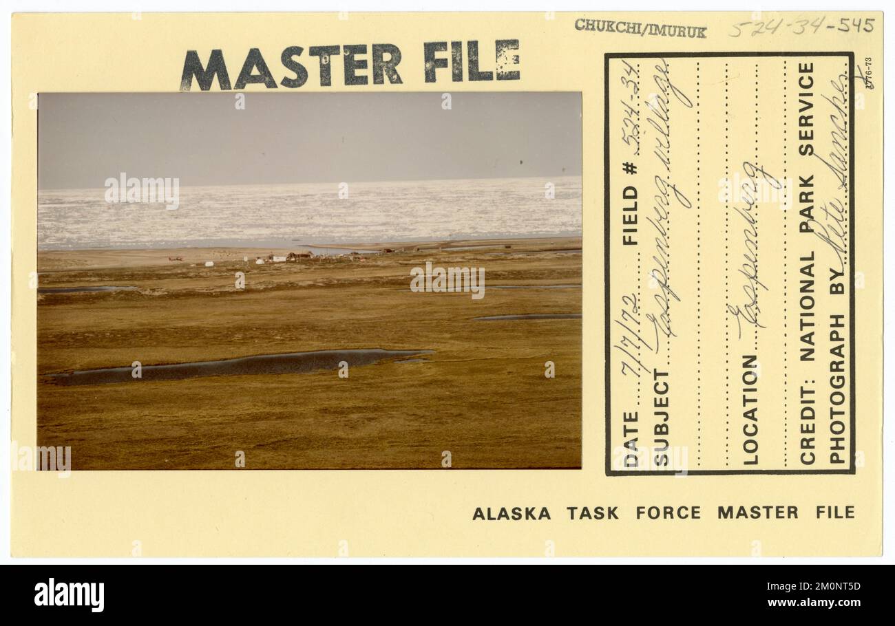 Das Dorf Espenberg. Alaska Task Force Fotos Stockfoto