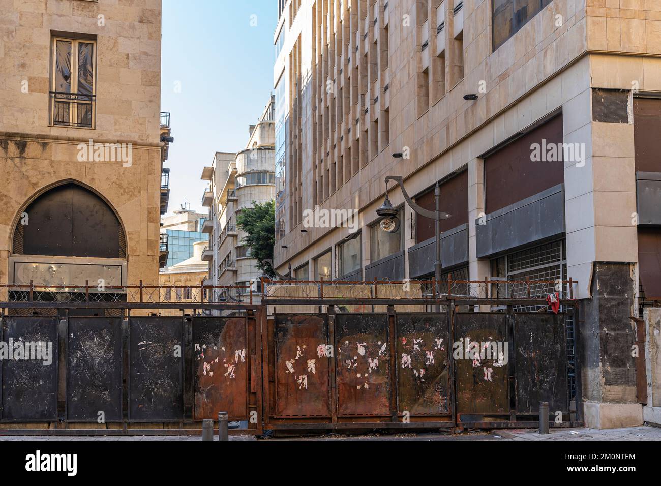 Straßen von Beirut, Libanon Stockfoto