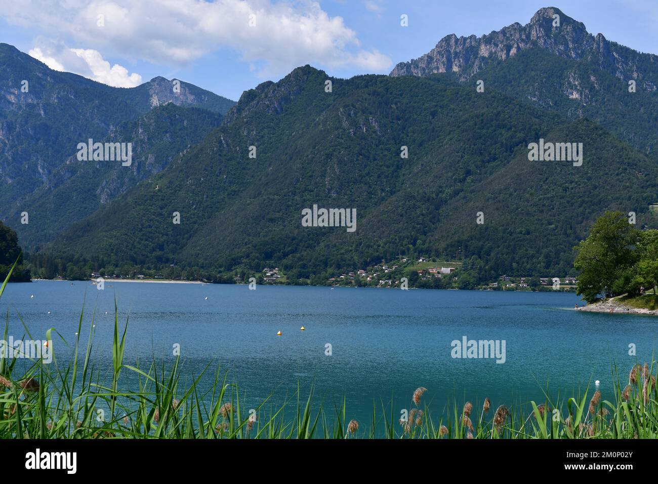 Lago di Ledro Stockfoto