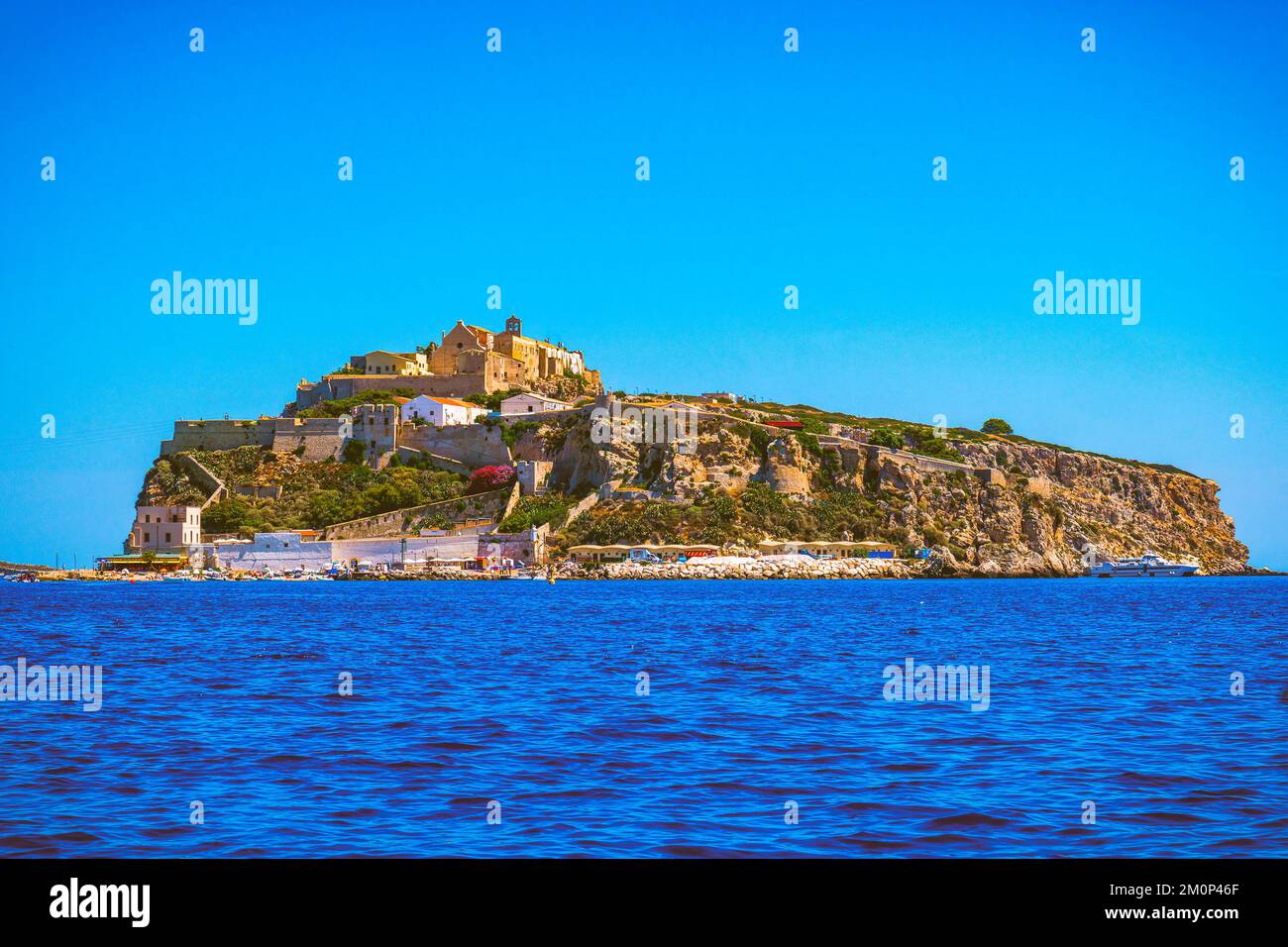 Isole Tremiti Insel San Nicola in Gargano Apulien - Italien Stockfoto
